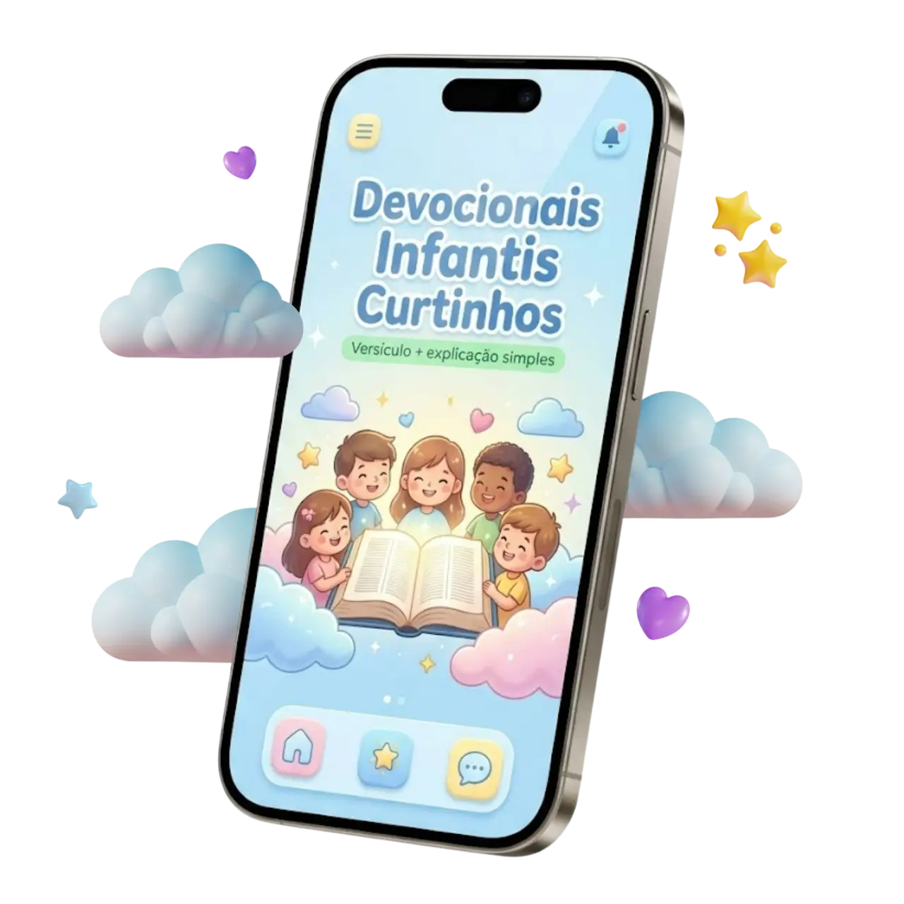 🎁 Guia de Devocionais Curtos para Crianças
